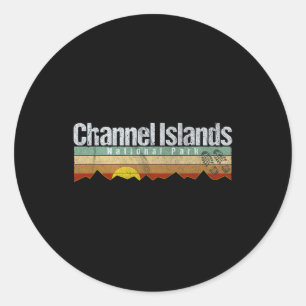 Channel Islands National Park Camping Hiking  Classic Round Sticker