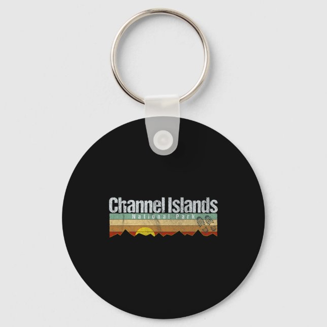 Channel Islands National Park Camping Hiking  Key Ring (Front)