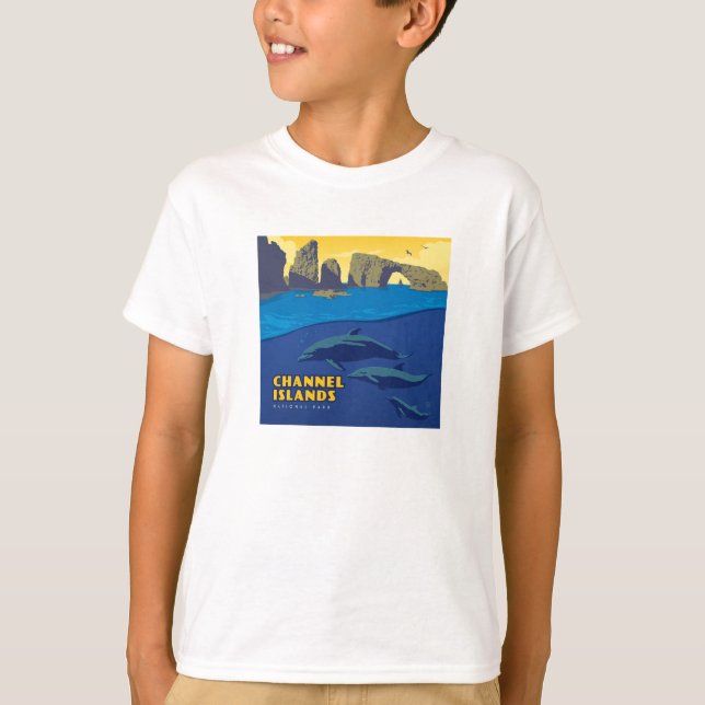 Channel Islands National Park Dolphins T-Shirt (Front)