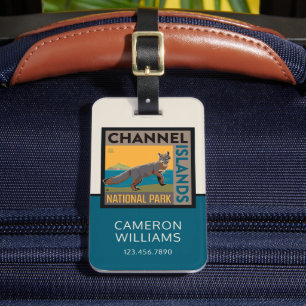Channel Islands National Park   Fox Luggage Tag