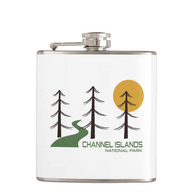 Channel Islands National Park Trail Hip Flask (Front)