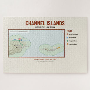 Channel Islands National Park Trail Map Puzzle