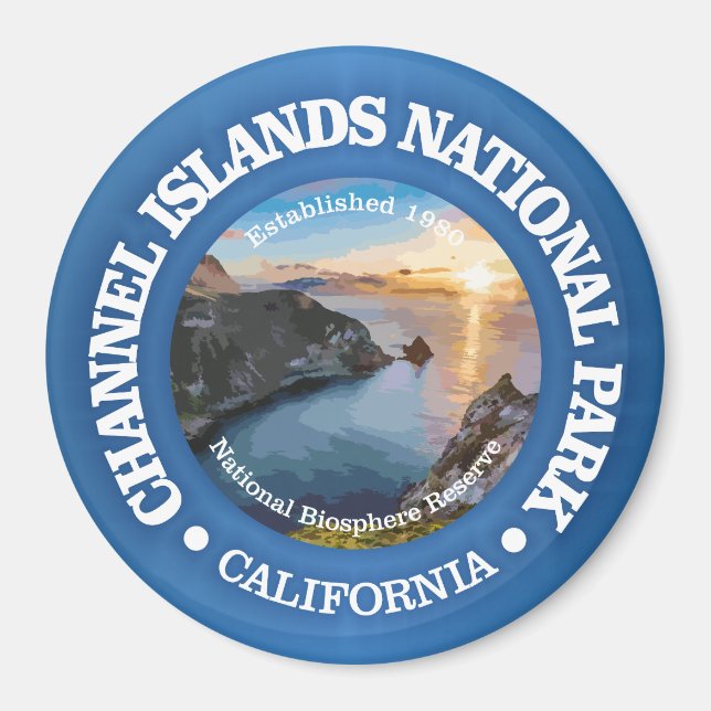 Channel Islands NP (rd)2 Magnet (Front)