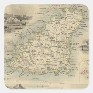 Channel Islands Square Sticker