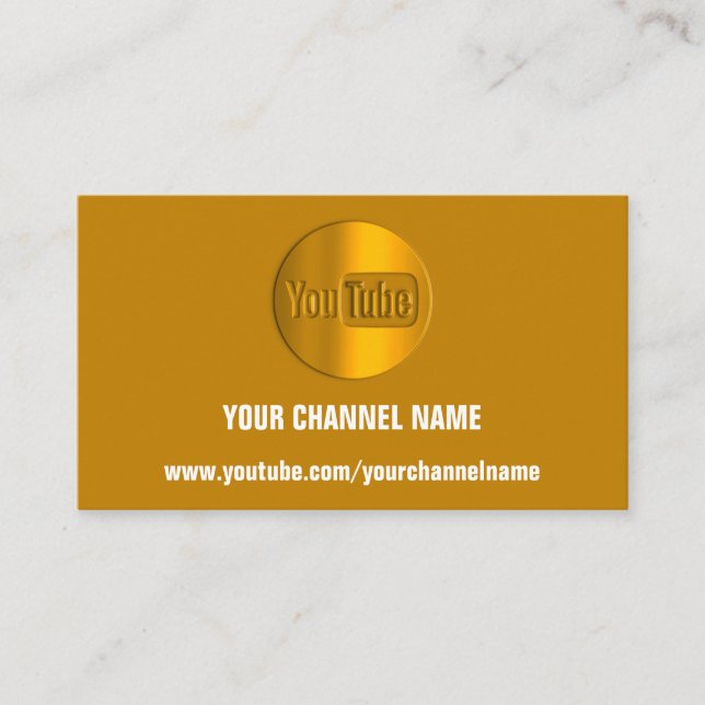 CHANNEL NAME YOU TUBER LOGO QR CODE GREEN WHITE BU BUSINESS CARD (Front)