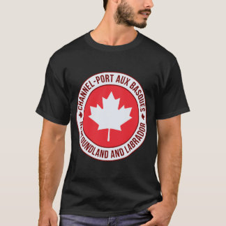 Channel Port aux Basques, Canada City T-Shirt | Tr