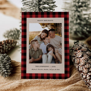 Channel The Flannel Family Christmas Card