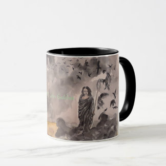 Channel Your Inner Celtic War Goddess-Morrigan Mug