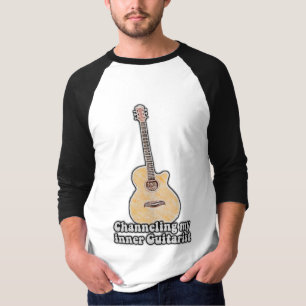 Channeling my inner guitarist.positive guitar word T-Shirt
