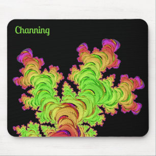 CHANNING ~ Bright Fluoro ~ Ocean Beauty ~ Mouse Pad