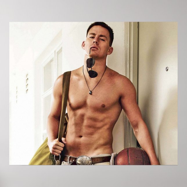 CHANNING TATUM SHIRTLESS POSTER (Front)