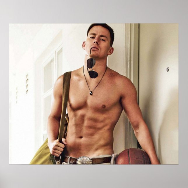 CHANNING TATUM SHIRTLESS POSTER (Front)