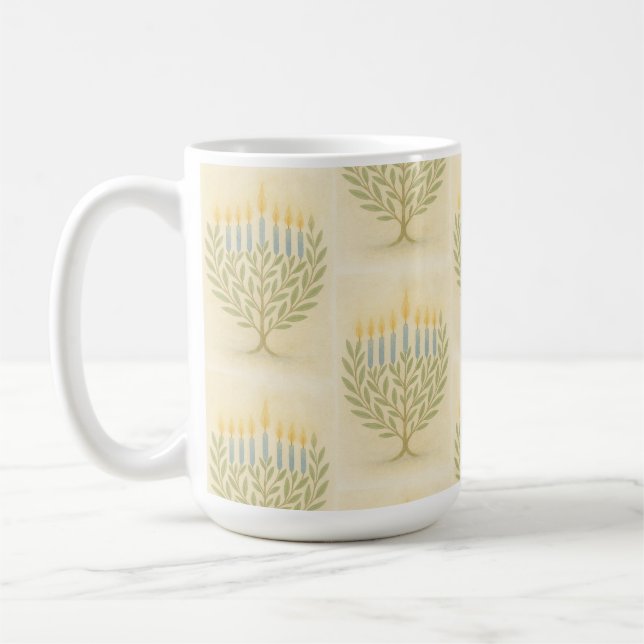 Channukah Menorah mug (Left)