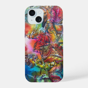 CHANSON DE ROLAND,COMBAT OF KNIGHTS IN TOURNAMENT iPhone 15 CASE