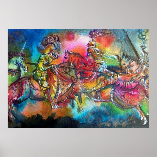 CHANSON DE ROLAND/ COMBAT OF KNIGHTS IN TOURNAMENT POSTER (Front)