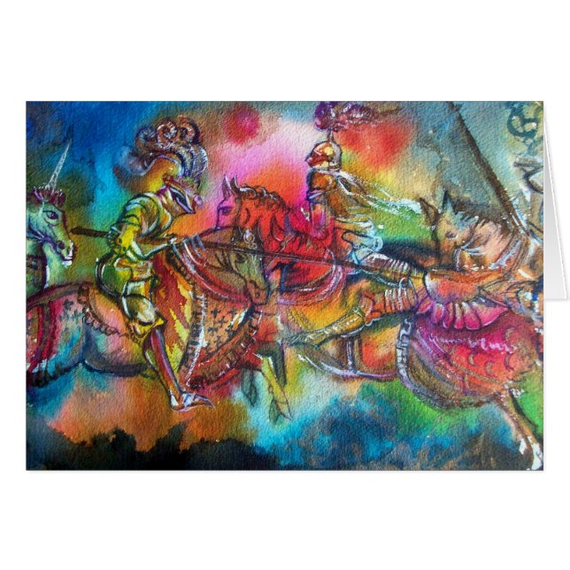 CHANSON DE ROLAND/ COMBAT OF KNIGHTS IN TOURNMENT (Front Horizontal)