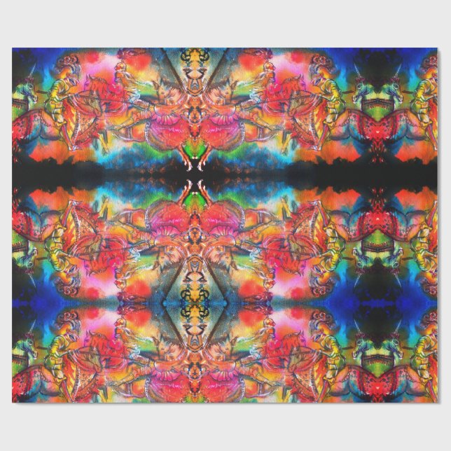 CHANSON DE ROLAND MEDIEVAL KNIGHTS HORSEBACK WRAPPING PAPER (Flat)