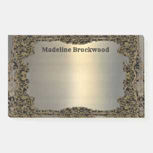 Chantella Elegant Knight Beautiful Monogram Post-it Notes