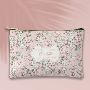Chantelle Pink Vintage Rose Accessory Pouch