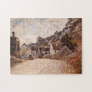 Chantemesle at Foot of the Rock Monet Fine Art Jigsaw Puzzle