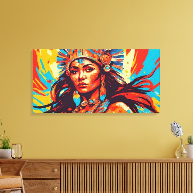 Chantico 7 canvas print (Insitu(LivingRoom))