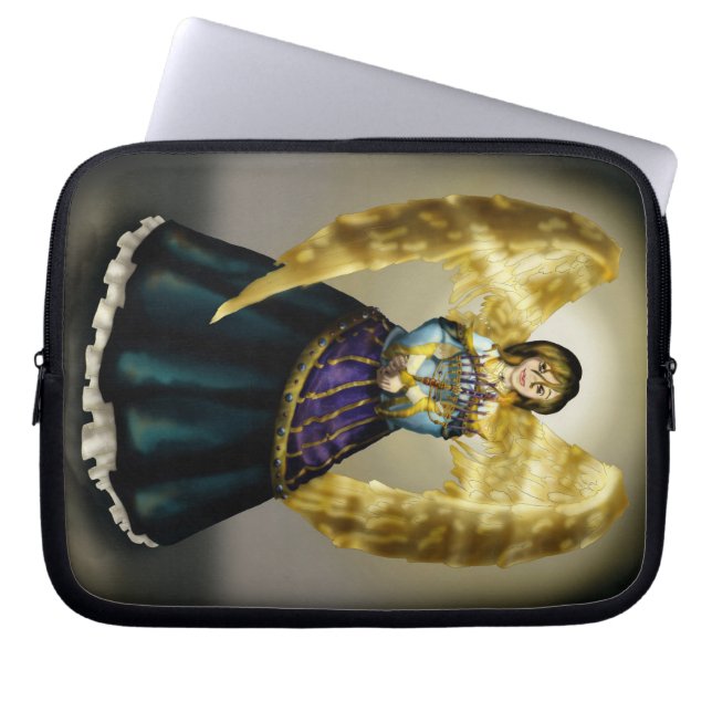 Chanukah Angel Laptop Sleeve (Front)