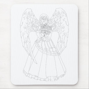 Chanukah Angel Mouse Pad
