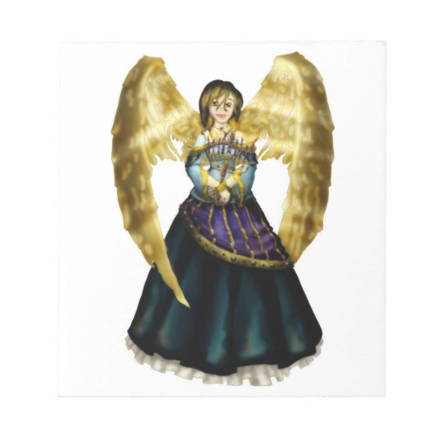 Chanukah Angel Notepad (Front)