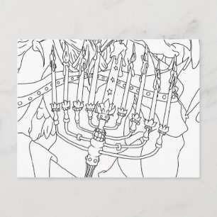 Chanukah Angel Postcard