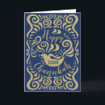 Chanukah "Blackboard Dove" Greeting Card/Envelope Holiday Card<br><div class="desc">Chanukah "Blackboard Dove" Greeting Card with Envelope. To personalise, delete text and replace with your own message. Choose your favourite font style, colour, and size. Background colour can be changed out by selecting a new background colour. Thanks for stopping and shopping by. Much appreciated!!! Happy Hanukkah! Size: Standard (5" x...</div>