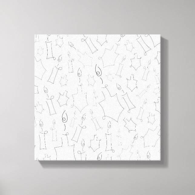 Chanukah Canvas Print (Front)