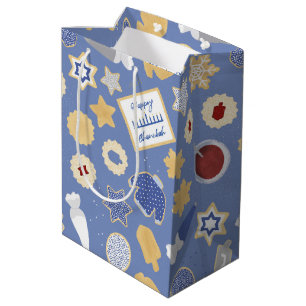 Chanukah cookie party medium gift bag