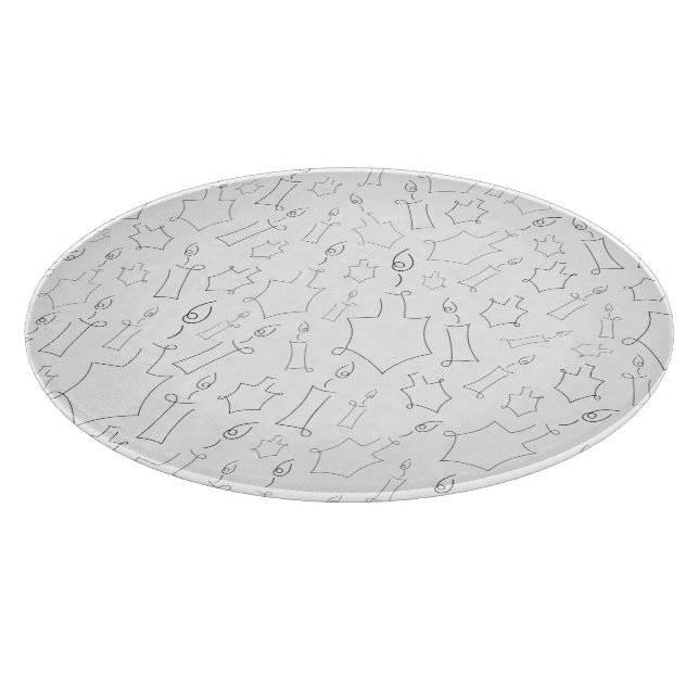 Chanukah Cutting Board (Corner)