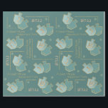 Chanukah Giftwrap Miracle Happened There Turquoise Wrapping Paper<br><div class="desc">Chanukah Wrapping Paper "A Great Miracle Happened There/Turquoise" Let's get this Hanukkah Party started with "A Great Miracle Happened There" newest gift wrap to dress-up your Chanukah presents:) Choose from 4 styles and 5 sizes of wrapping paper. Enjoy and thanks for stopping and shopping by. Your business is much appreciated....</div>