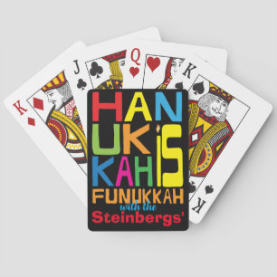 Chanukah is Funukkah Playing Cards