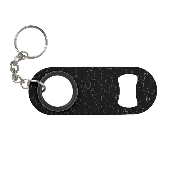 Chanukah Keychain Bottle Opener (Front (Horizontal))