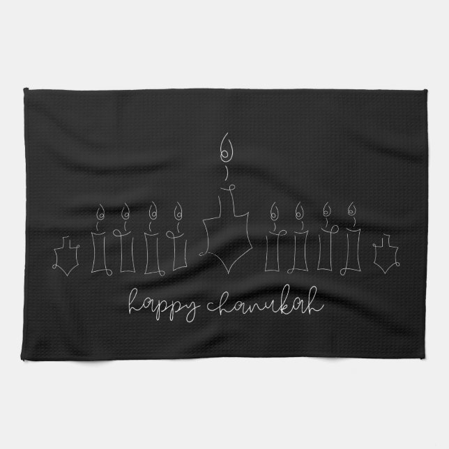 Chanukah Kitchen Towel (Horizontal)