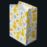 Chanukah Menorahs Gelt White Medium Gift Bag<br><div class="desc">Create a lovely Chanukah gift with this gift bag and matching tissue paper.</div>