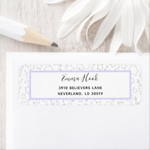 Chanukah Return Address Label