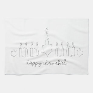Chanukah Tea Towel