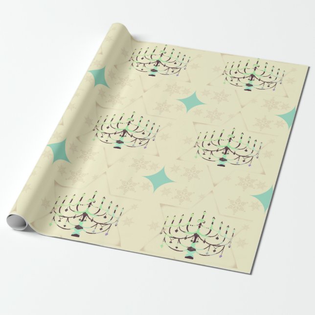 Chanukah Wrapping Paper (Unrolled)