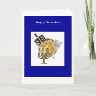 Chanukkah Dreidel Holiday Card