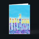 Chanukkah Greetings Holiday Card<br><div class="desc">A festead and warm chanukkah card suitable for .</div>