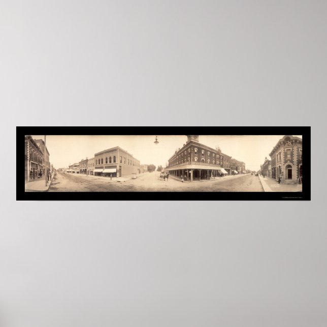 Chanute, Kansas Photo 1909 Poster (Front)