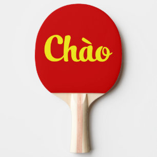 Chào / Hello ~ Vietnam / Vietnamese / Tiếng Vi Ping Pong Paddle
