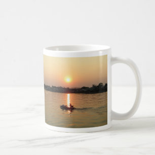 Chao Phraya River Sunset ... Ayutthaya, Thailand Coffee Mug
