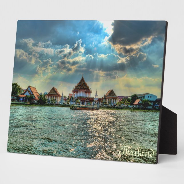 Chao Phraya River, Thailand Plaque (Side)