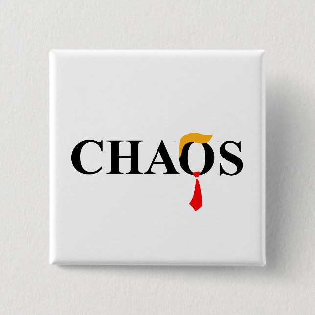 Chaos 15 Cm Square Badge (Front)