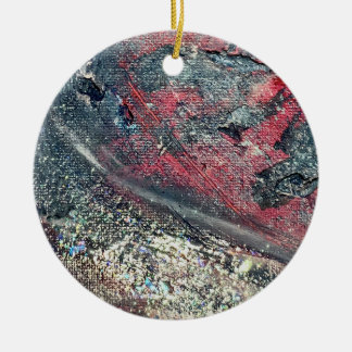Chaos and love ceramic ornament