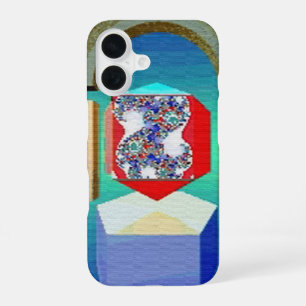 CHAOS AND ORDER TEMPLE Surreal Fractal Art iPhone 16 Case